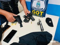 Guarda Municipal frustra assalto e prende três assaltantes em flagrante no Jardim Laranjeiras