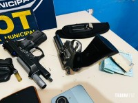 Guarda Municipal frustra assalto e prende três assaltantes em flagrante no Jardim Laranjeiras