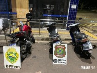 PF e PM apreendem mercadorias descaminhadas na Favela do Queijo em Foz do Iguaçu