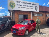 BPFRON recupera veículo roubado na área rural em Marechal Cândido Rondon