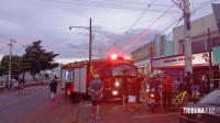 Bombeiros são acionados após incêndio a comércio na Av. Morenitas, no Bairro Porto Meira