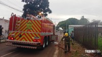 Bombeiros são acionados após incêndio a comércio na Av. Morenitas, no Bairro Porto Meira
