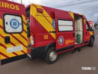 Motociclista fica ferido após acidente de trânsito no centro de Marechal Cândido Rondon