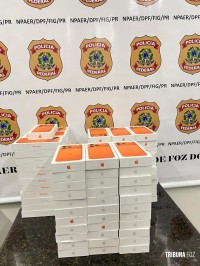 Policia Federal prende passageiro com carga milionária de produtos descaminhados no Aeroporto de Foz do Iguaçu