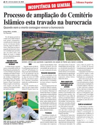 Processo de ampliação do Cemitério Islâmico esta travado na burocracia