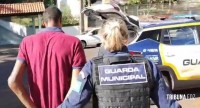 Guarda Municipal cumpre mandado de prisão no centro de Foz do Iguaçu