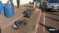 Motociclista morre após ser fechado por caminhão na Av. das Cataratas