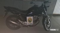 Polícia Militar recupera motocicleta com alerta de furto na Vila C em Foz do Iguaçu