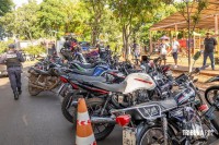 Polícia de Ciudad del Este apreende 175 motocicletas no fim de semana