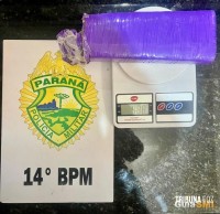 PM atende ocorrências de briga generalizada e apreende tablete de maconha em Medianeira