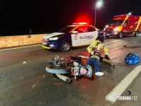 Motociclista morre após colidir na traseira de carreta na BR-277