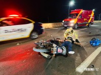 Motociclista morre após colidir na traseira de carreta na BR-277