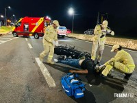 Motociclista morre após colidir na traseira de carreta na BR-277