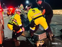 Motociclista morre após colidir na traseira de carreta na BR-277