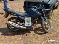 Policia Militar recupera motocicleta furtada no bairro Três Lagoas