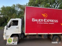 BPFRON e PF recuperam caminhão furtado na Vila Portes em Foz do Iguaçu