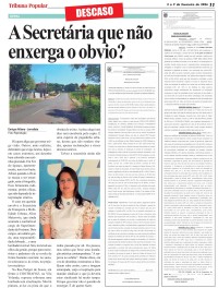 A Secretária que não enxerga o obvio?