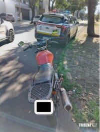 GM apreende adolescente de 15 anos com moto adulterada próximo a Favela do Cemitério