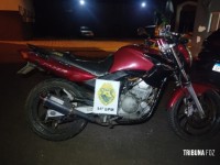 PM flagra motocicleta com sinal identificador adulterado no bairro Porto Meira