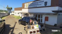 BPFRON aprende veículo carregado em Santo Antônio do Sudoeste 