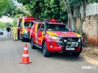Homem sob efeito de drogas ateia fogo na casa da mãe no bairro Porto Belo