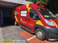 Colisão entre moto e carro deixa motociclista ferido no Centro de Marechal Rondon