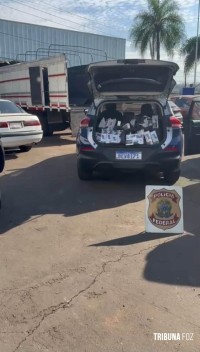 PF e Receita Federal apreendem veículos com eletrônicos na Vila Portes 