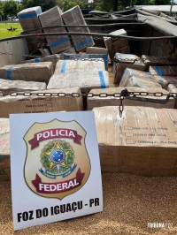 Policia Federal prende motorista transportando 3,3 toneladas de maconha na BR-277