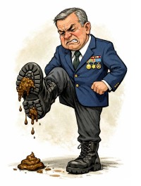 UM CONTO FICTÍCIO MAS REAL: A história de um general que preferiu andar com "merda" a tira colo