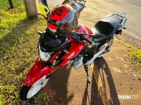 Motociclista fica ferido após colisão na marginal da BR-277 em Foz do Iguaçu