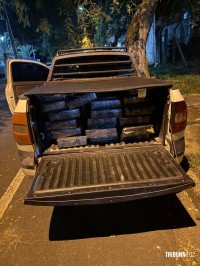 Ação conjunta entre PF e PMPR apreende 546,9 Kg de maconha em Foz do Iguaçu