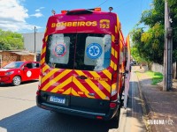 Mulher fica ferida em acidente entre moto e carro no bairro Três Lagoas