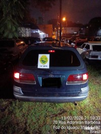 PM recupera veículo furtado no bairro Jardim América em Foz do Iguaçu