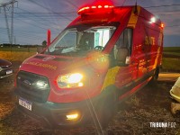 Motociclista fica ferido após queda na Av. João Riccieri Maran