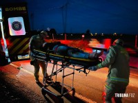 Motociclista fica ferido após queda na Av. João Riccieri Maran