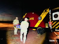 Motociclista fica ferido após queda na Av. João Riccieri Maran