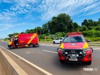 Motorista foge sem prestar socorro deixando para trás duas pessoas feridas na BR-277 