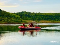 Bombeiros realizam segundo dia de buscas por jovem desaparecido no Rio Paraná