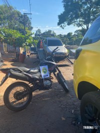 PM recupera motocicleta com alerta de furto no Jardim Jupira em Foz do Iguaçu
