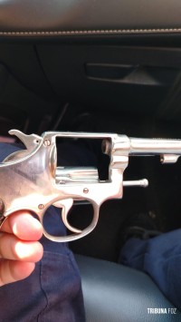 Guarda Municipal prende homem com revolver 38 na cintura próximo a Rodoviária de Foz