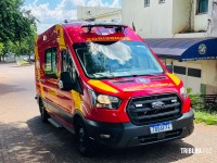 Motociclista fica gravemente ferido após colisão no centro de Foz do Iguaçu