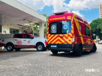Motociclista fica gravemente ferido após colisão no centro de Foz do Iguaçu