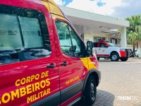 Motociclista fica gravemente ferido após colisão no centro de Foz do Iguaçu