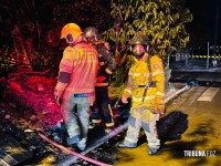 Incêndio em residência mobiliza Corpo de Bombeiros no Jardim das Palmeiras