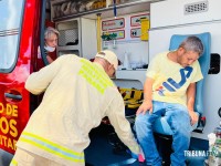 Filho agride o pai e a mãe com chutes e socos e deixa os dois feridos no Jardim Almada em Foz do Iguaçu