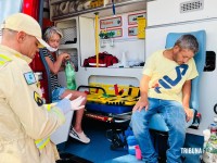 Filho agride o pai e a mãe com chutes e socos e deixa os dois feridos no Jardim Almada em Foz do Iguaçu