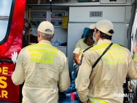 Filho agride o pai e a mãe com chutes e socos e deixa os dois feridos no Jardim Almada em Foz do Iguaçu