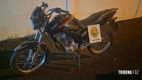 PM recupera motocicleta furtada e prende suspeito por receptação no bairro Três Lagoas, em Foz do Iguaçu