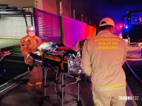 Explosão por vazamento de gás destrói apartamento em condomínio no bairro Vila Yolanda em Foz do Iguaçu