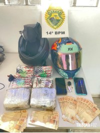 PM prende duas pessoas por tráfico internacional de drogas na BR-277